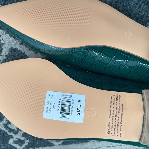 Croc pointed toe flat - Picture 4 of 4